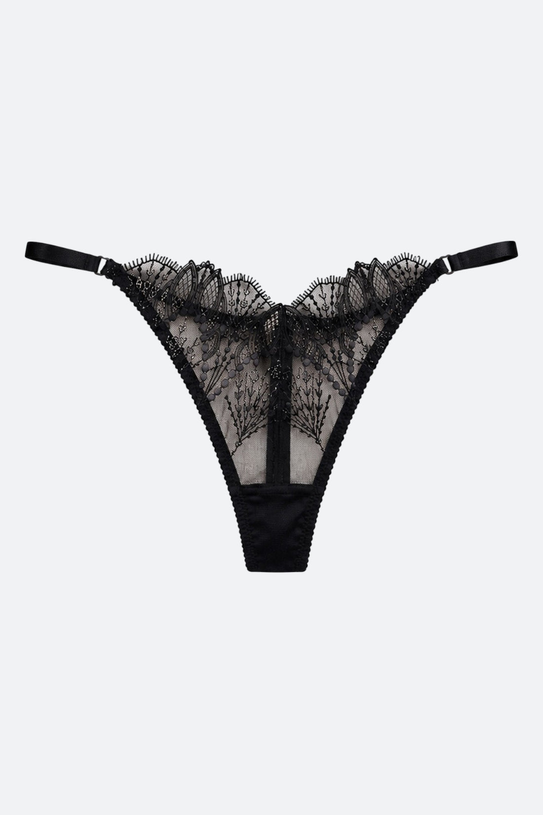 Mayfair Sparkle Lace Thong