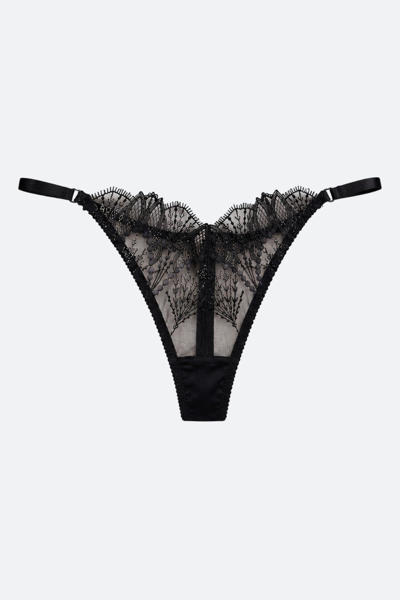 Mayfair Sparkle Lace Thong
